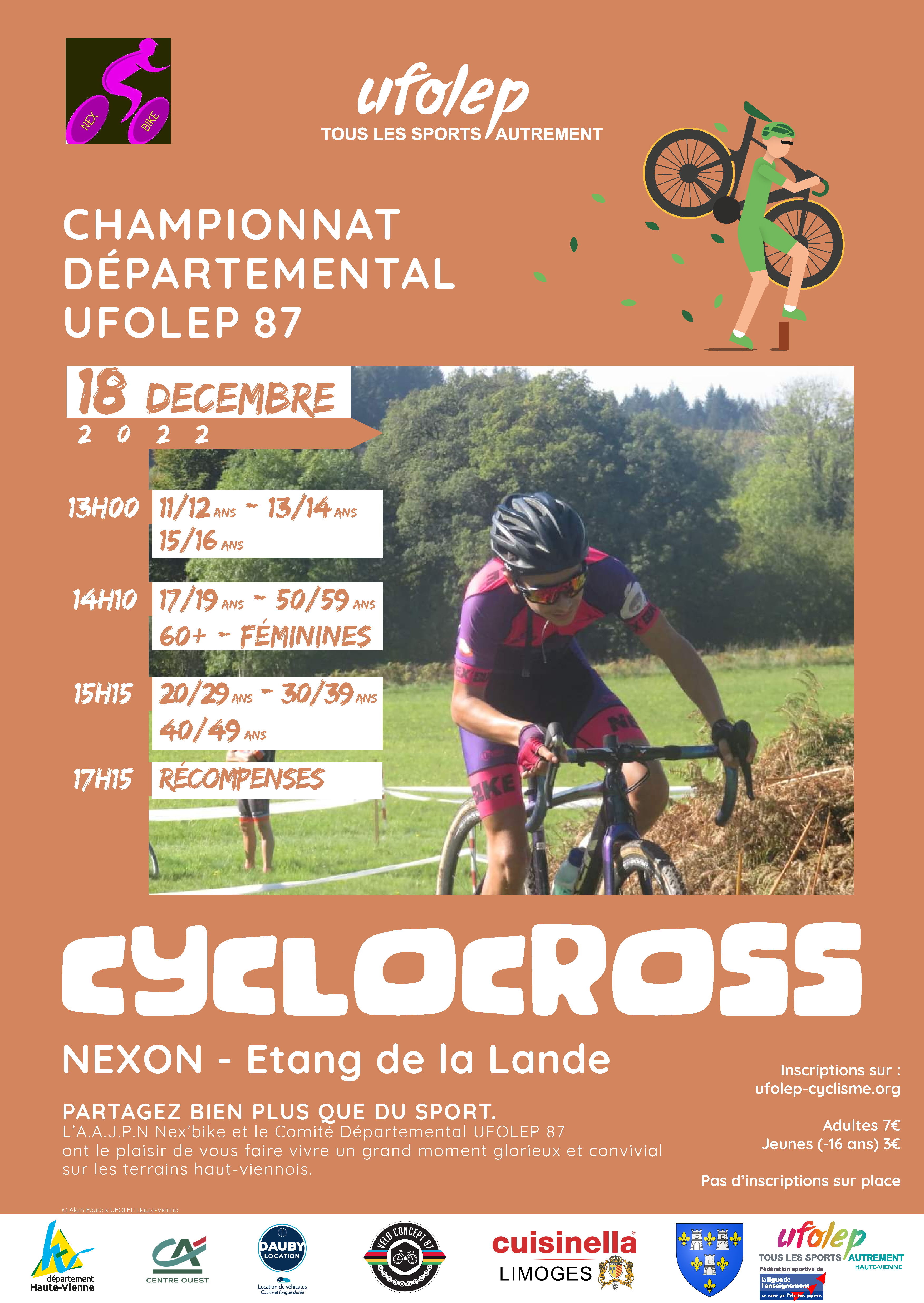Championnat Départemental UFOLEP Cyclocross - Ufolep 87