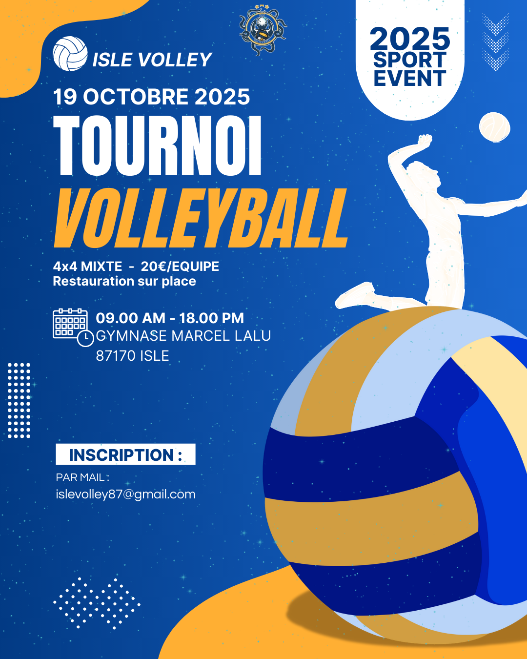TOURNOI VOLLEY BALL ISLE